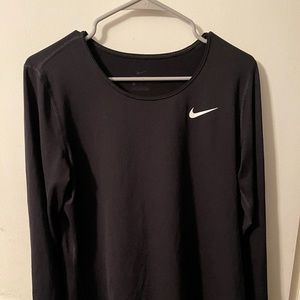 Black Nike Long Sleeve workout shirt